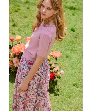 TOCCA 【洗える・消臭】CHARM FIELD スカート ピンク系5