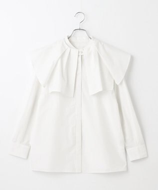 #Newans 【セレモニーにも】2wayタックフレアカラーブラウス ホワイト