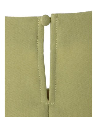 Green Parks AnriettMusee パフスリーブペプラムブラウス Lime Green