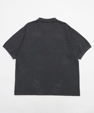 WEGO 【ユニセックス着用ITEM】ピグメントロゴポロシャツ（SS） スミクロ