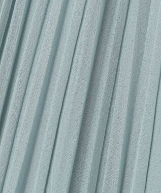 J.PRESS LADIES L 【洗える】オーガンジートリコット プリーツ スカート スモーキーサックス系