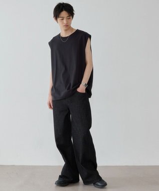 WEGO コットンクルーネックT（NS） ブラック