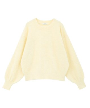 earth music&ecology ミニシャギープルオーバー Ivory