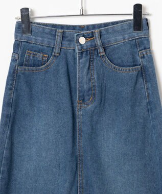 WEGO デニムミドルスカート デニム中濃色