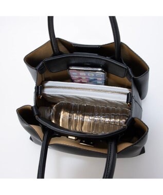 UNBILLION カシュカシュ cachecache / 三層2wayトートバッグ ブラック