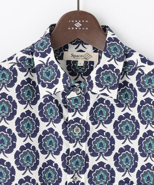 JOSEPH ABBOUD MOUNTAIN 【SPACE／UNISEX】ピカデリーポプリン シャツ ネイビー系6