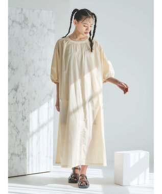 Green Parks ■ＥＳＣＡＲ　バックオープンギャザーワンピース Ivory