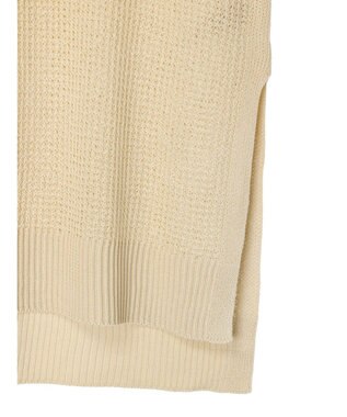 Green Parks ざっくりメッシュニットチュニック Beige