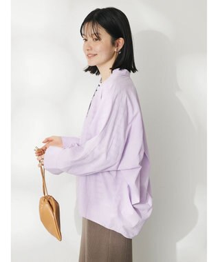 CRAFT STANDARD BOUTIQUE コクーンドルマンシャツチュニック Lavender