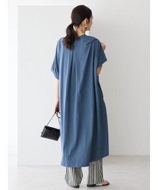 AMERICAN HOLIC バックタックカットチュニック Blue