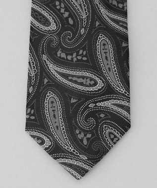 GOTAIRIKU GOTAIRIKU別注【日本製】シルク ネクタイ_ペイズリー ブラック系4