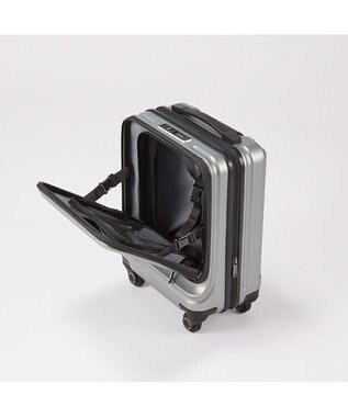 ACE BAGS & LUGGAGE Proteca フレスターEX スーツケース 日本製 26/33L 機内持込 エキスパンド フロントオープン 01550 プロテカ シルバーヘアライン