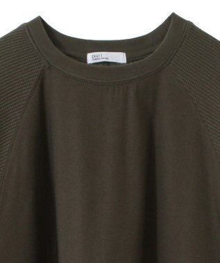 CRAFT STANDARD BOUTIQUE ワッフルスリーブワンピース Charcoal Gray