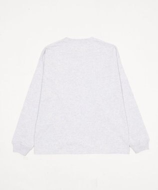 WEGO グラフィックBIG　T（長袖） アッシュグレー