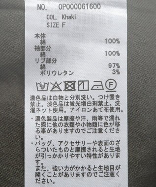 CRAFT STANDARD BOUTIQUE ワッフルスリーブワンピース Charcoal Gray