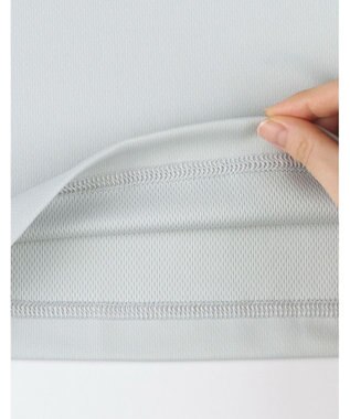 CW-X 【UNISEX】 CW-X トップス Ｔシャツ 半袖 3分袖 Ｕネック メッシュ素材 UVカット率90%以上(本体) ユニセックス DLR195 /ワコール グレー