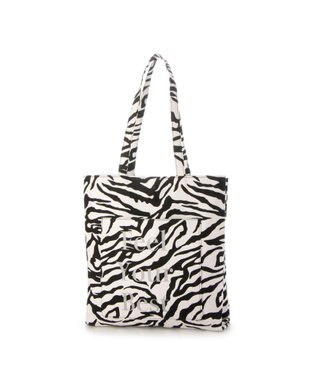 UNBILLION カシュカシュ cachecache / 柄プリント3パーテーショントートバッグ