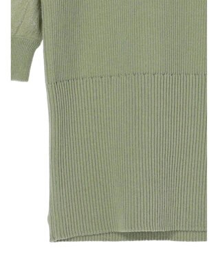 earth music&ecology シアーパワショルニットプルオーバー Mint