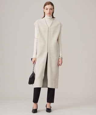 ICB 【CLASSY.1月号掲載・新色追加・洗える】エクストラファインメリノ タートルネックプルオーバー オフホワイト系