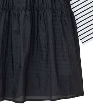 Green Parks シャーリングドッキングプルオーバー Black