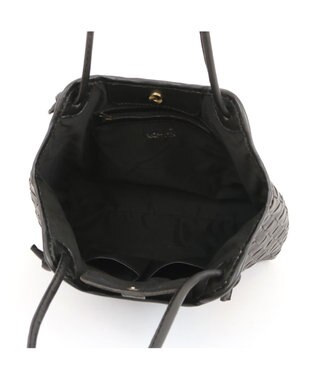 UNBILLION 【訳あり商品】 牛革レザーメッシュトートL ブラック