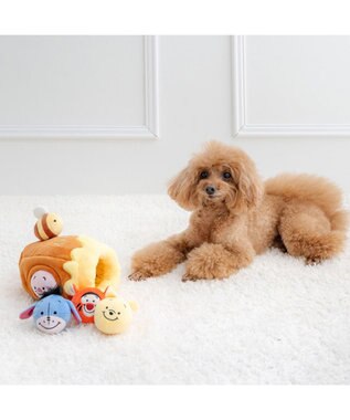 PET PARADISE ディズニー くまのプーさん ハニーポット トイ イエロー