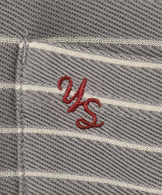 J.PRESS YORK STREET 【UNISEX】リップルボーダー Tシャツ グレー系1