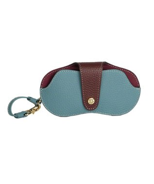 PELLE BORSA ストラップ付きめがねケース Reinette Goods レネットグッズ4776 ブルーグレー