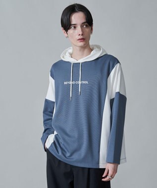 WEGO ドルマンポンチフードT（LS） ブルー