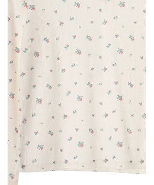 earth music&ecology アイレットジャガードタイトプルオーバー Red