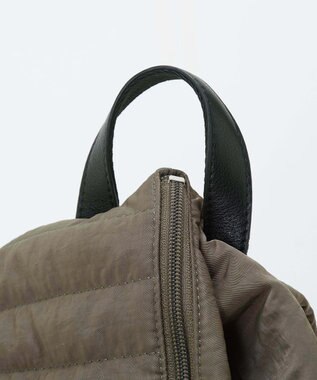 TOPKAPI 【TREASURE TOPKAPI】ナイロン キルティング アシンメトリー リュック グレー