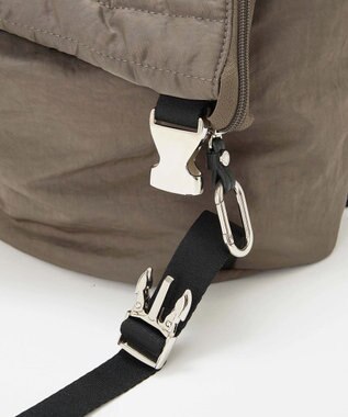 TOPKAPI 【TREASURE TOPKAPI】ナイロン キルティング アシンメトリー リュック グレー