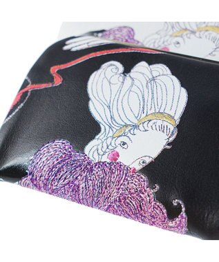 tsumori chisato CARRY 女優プリント ブラック