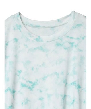 Green Parks クルーネックアソート柄シアープルオーバー Green