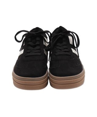 WEGO ローテクダブルラインスニーカー ブラック