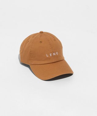 LENO LENO LOGO STONE WASH CAP《UNISEX》/ LENOロゴキャップ CAMEL BROWN
