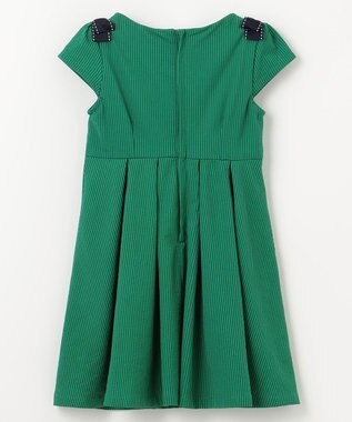 組曲 KIDS 【90-100㎝】ソロナタック ワンピース グリーン系