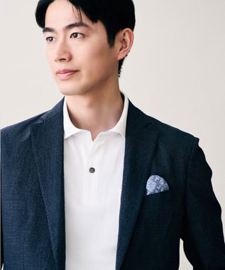 JOSEPH ABBOUD 【洗える/UV/エコ撥水/26SSモデル登場】ライトウェーブライト ジャケット ネイビー系4 【新色追加】