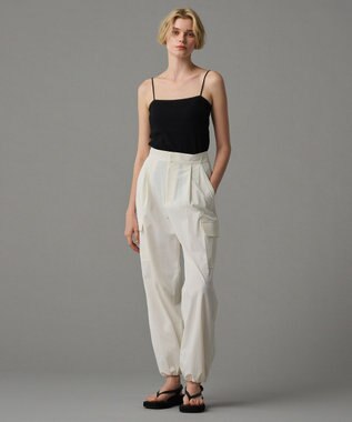 uncrave 【撥水・接触冷感・UVカット・洗濯機洗い可】マルチファンクションナイロン カーゴパンツ（uncrave STANDARD） ホワイト