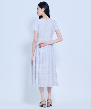 TOCCA 【星風まどかさん着用】FLOATING CHECK ドレス グレー系5