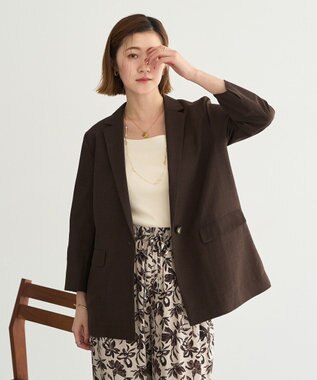 YECCA VECCA 2wayスクエアノースリーブニット Ivory