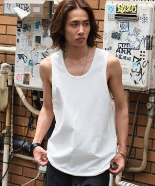 WEGO ダメージタンクトップ ホワイト