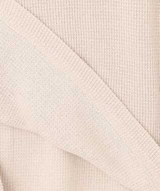 ANY 【洗濯機可】フレンチスリーブニットソー サンドベージュ