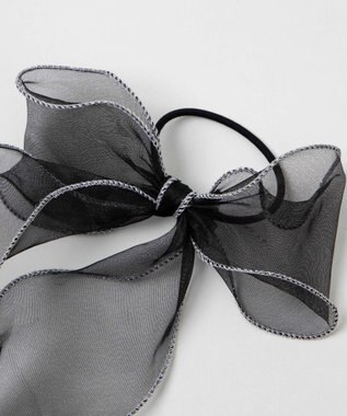 WEGO Lパイピングスケリボンゴム ブラック