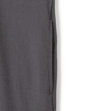 UNFILO ドライタッチフライス ドルマンワンピース チャコール