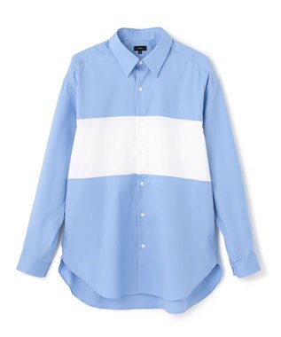 JOSEPH HOMME オックス　レギュラーカラー　シャツ スカイブルー系