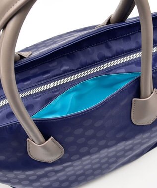 Y'SACCS 木村多江×Y'SACCS PolkaDots 2way トートバッグ ネイビー