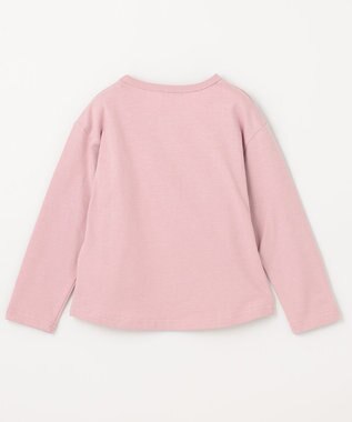 ANY KIDS ミラクルスパンコール 長袖 Ｔシャツ ピンク×ケーキ