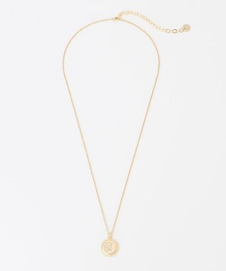 J.PRESS LADIES 【リバーシブル】イニシャルコイン ネックレス S