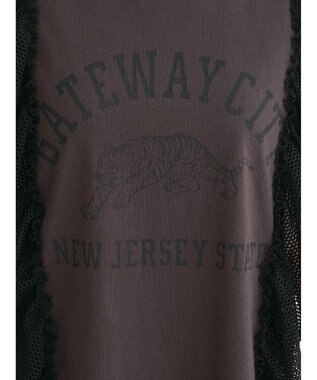 Green Parks ・ＳＵＧＡＲ　ＳＰＯＯＮ　ＴＩＧＥＲｐｔラッフルフレンチＴ Charcoal Gray